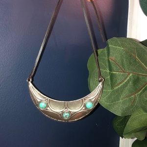 Lucky Brand Turquoise Statement Necklace